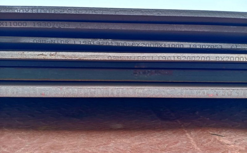 09MnNiDR钢板成分性能09MnNiDR低温容器板探伤检测及舞钢现货供应